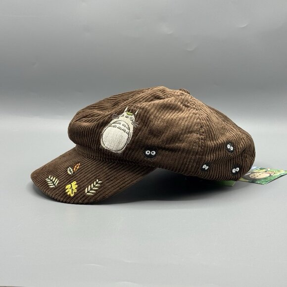 Her Universe Other - Studio Ghibli My Neighbor Totoro Brown Corduroy Cabbie Hat NEW